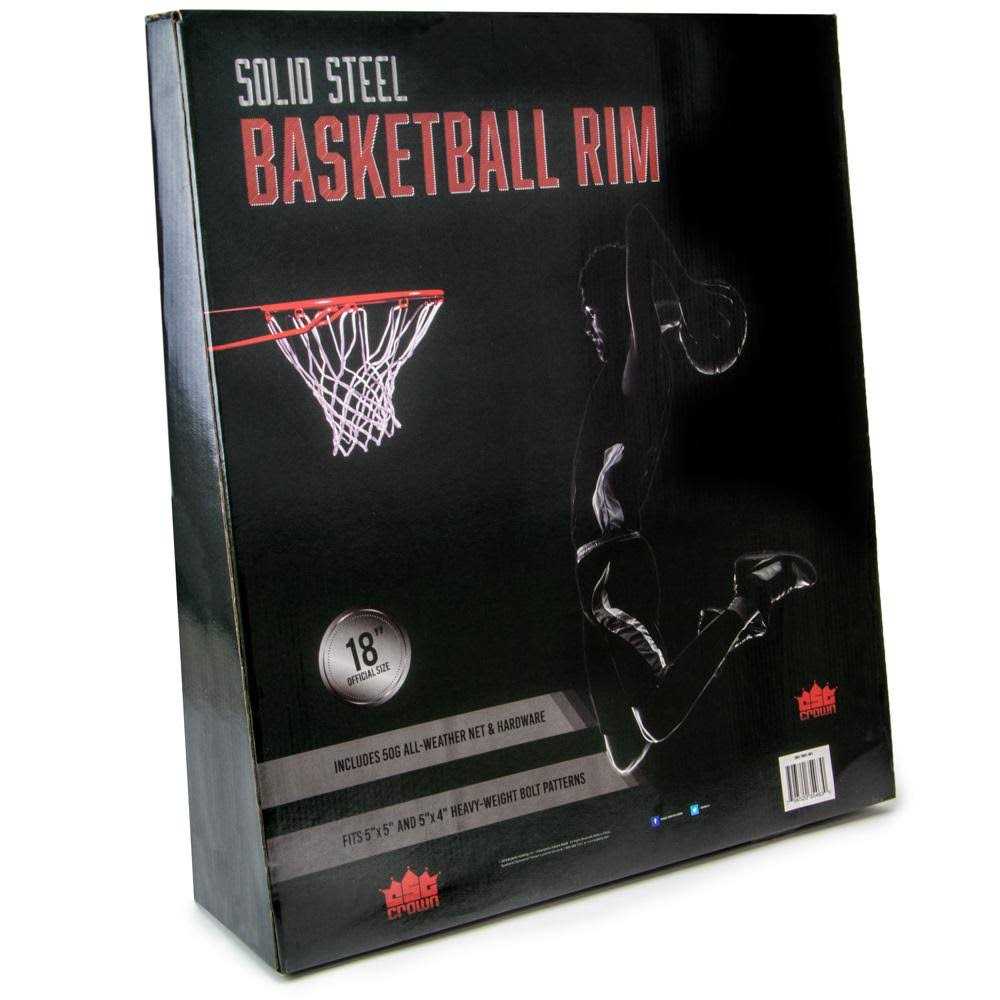 Crown Sporting Goods Solid Steel Basketball Rim SBAS-401 - Image 3