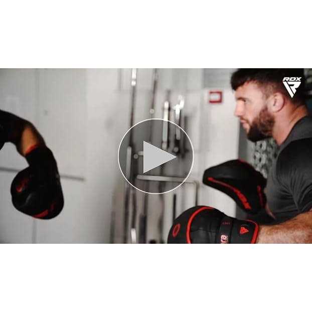 RDX Boxing Pads Curved Focus Mitts, Maya Hide Leather Kara Hook and jab Training Pads - Image 5