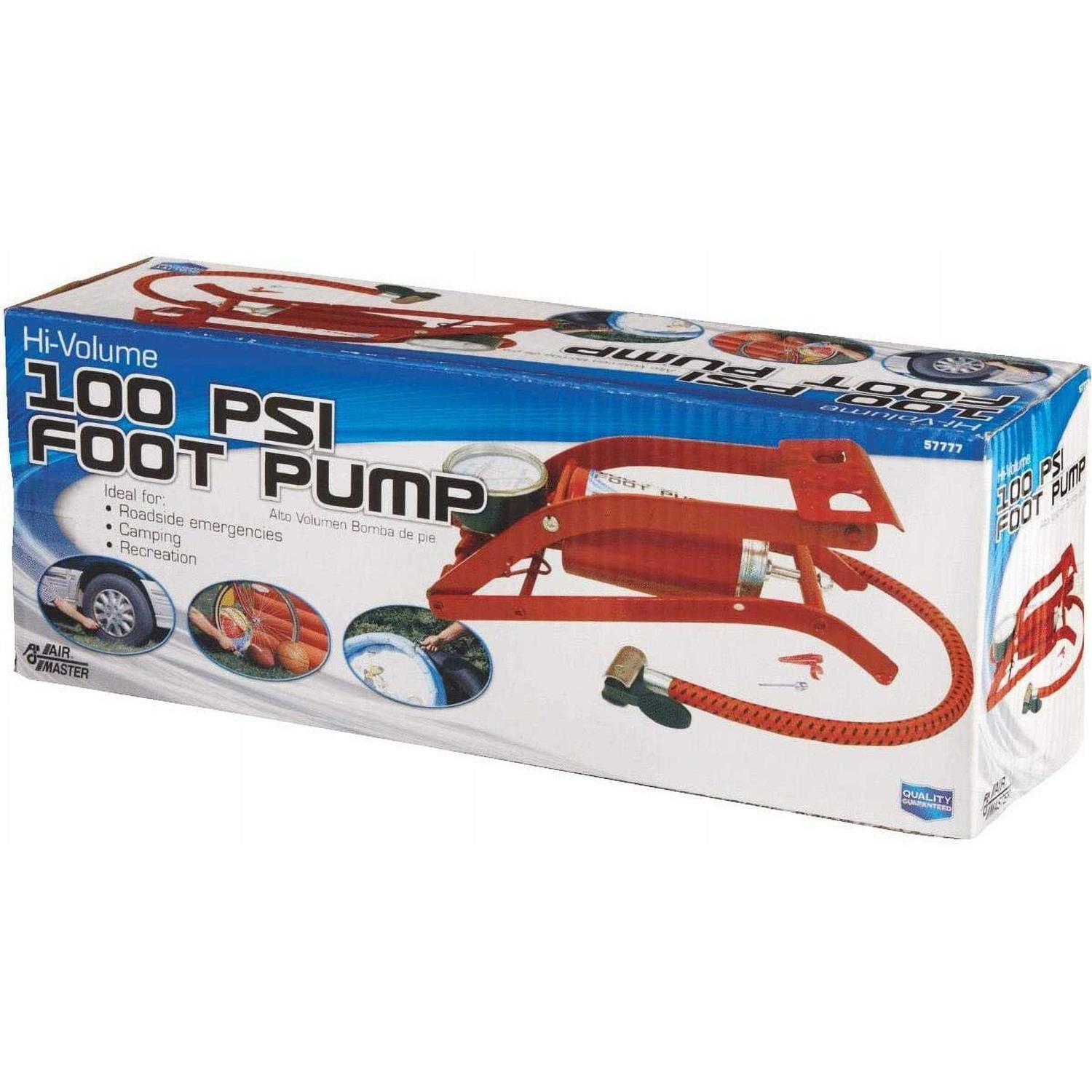 Custom Accessories 57777 '100 psi' Compact Foot Pump - Image 4
