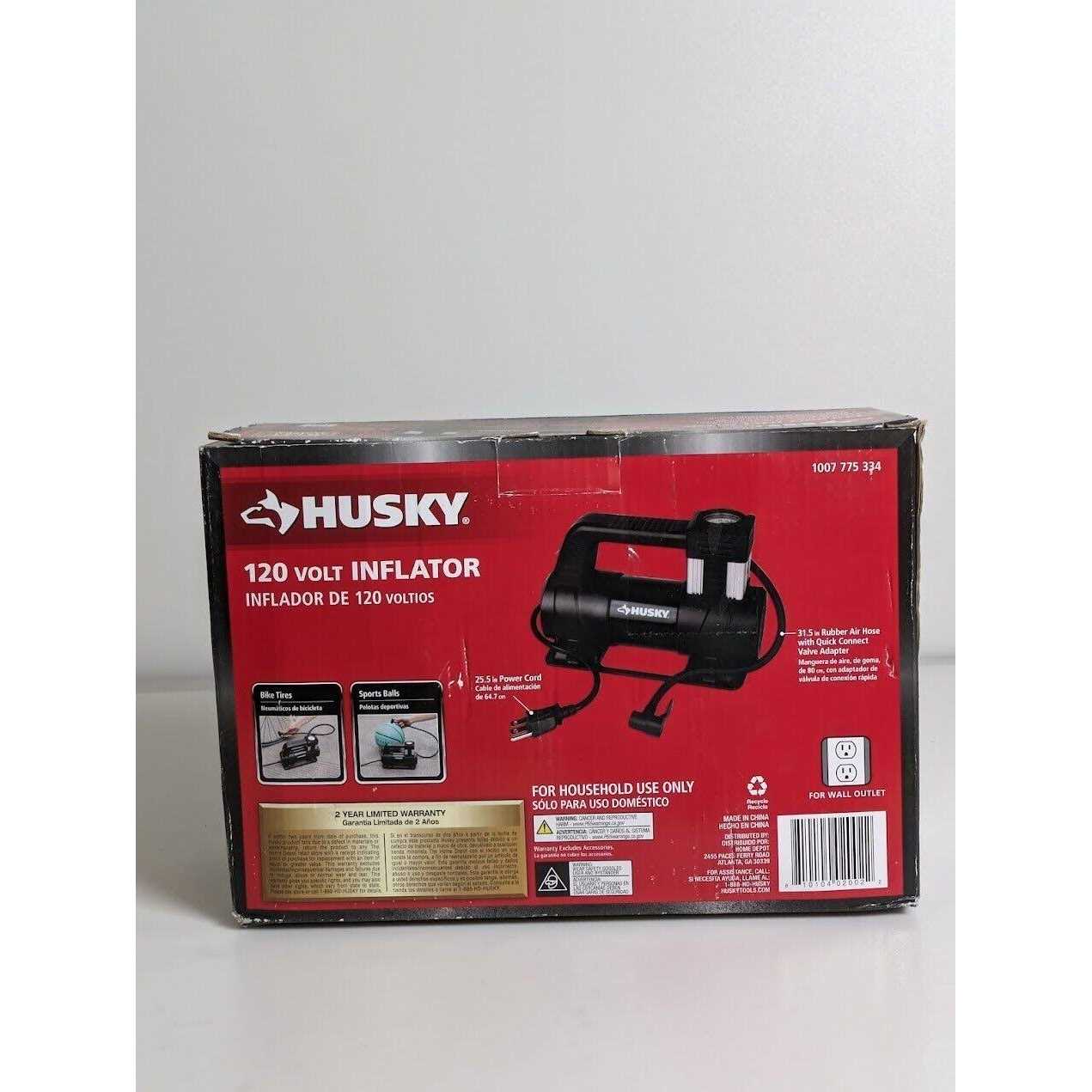Husky 120-Volt 3-Wired Inflator - Image 5