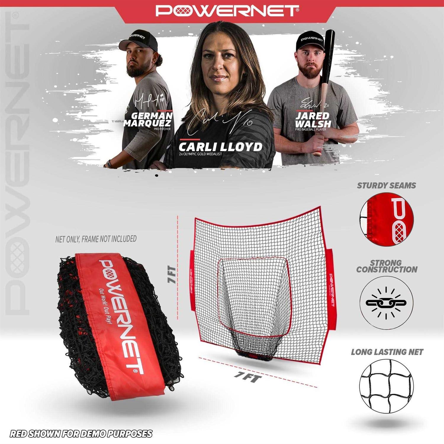 Powernet Baseball Softball 7x7 Replacement - Image 4