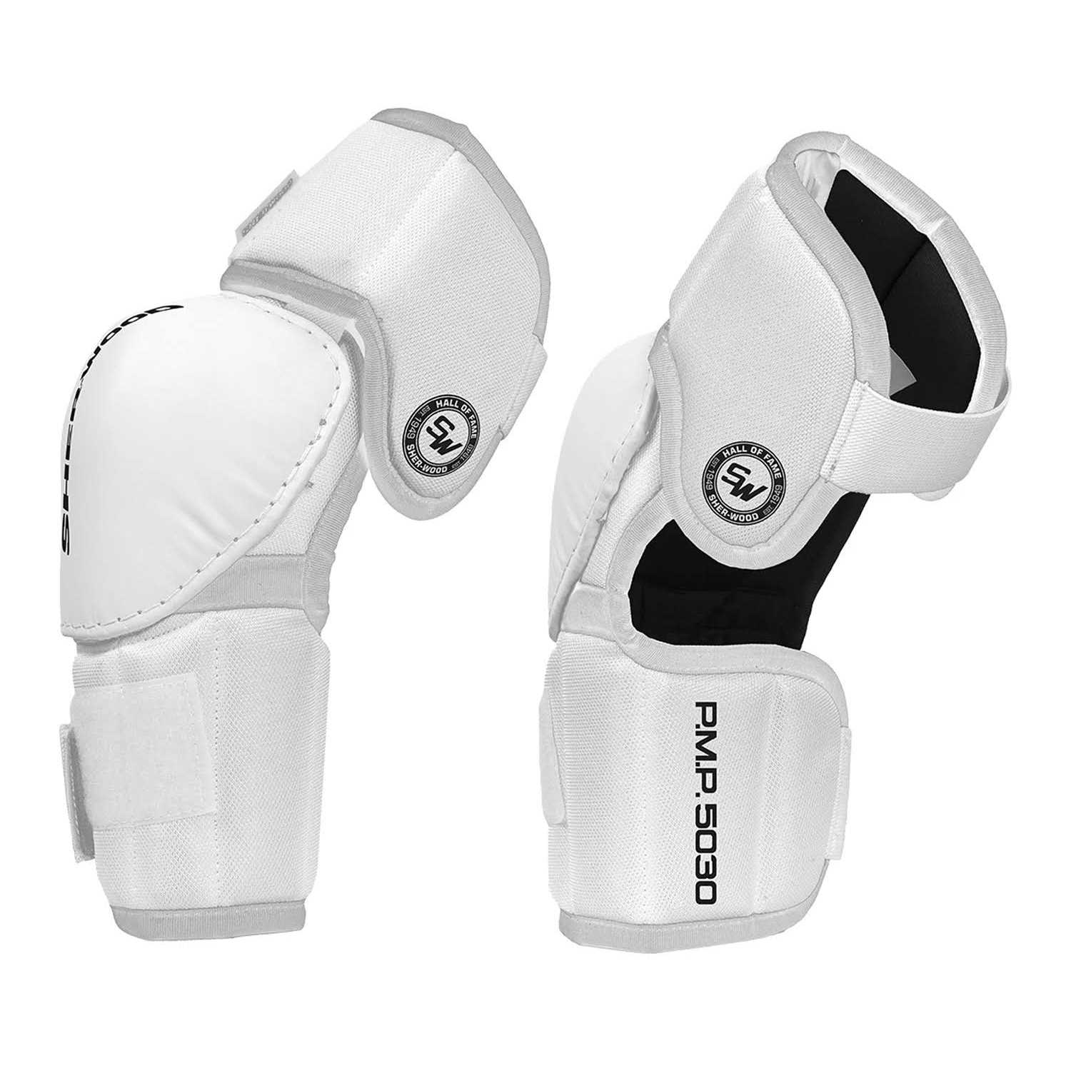 Sherwood 5030 HOF Senior Hockey Soft Cap Elbow Pads - Image 5