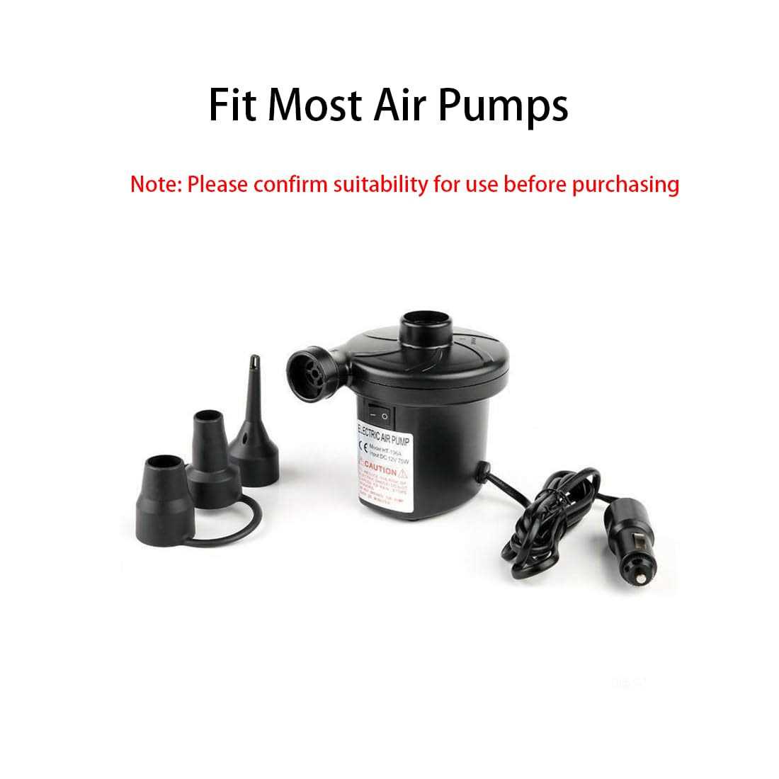 Helonge Air Pump Replacement Nozzles 3 Pack Inflatable Pump Nozzles Head - Image 4