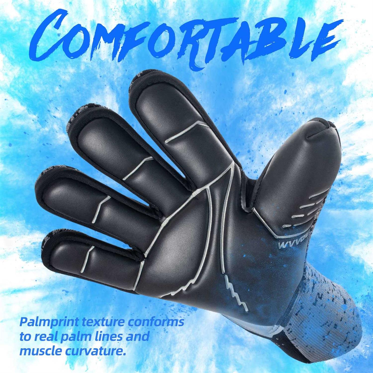 WVVOU Soccer Goalie Gloves Youth Adults High Performance Goalkeeper Gloves - Image 5