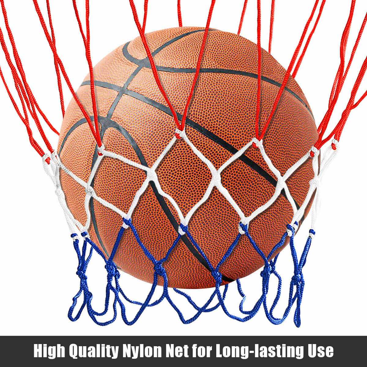 Costway Basketball Ring Hoop Net Wall Mounted Outdoor Hanging Basket - Image 3