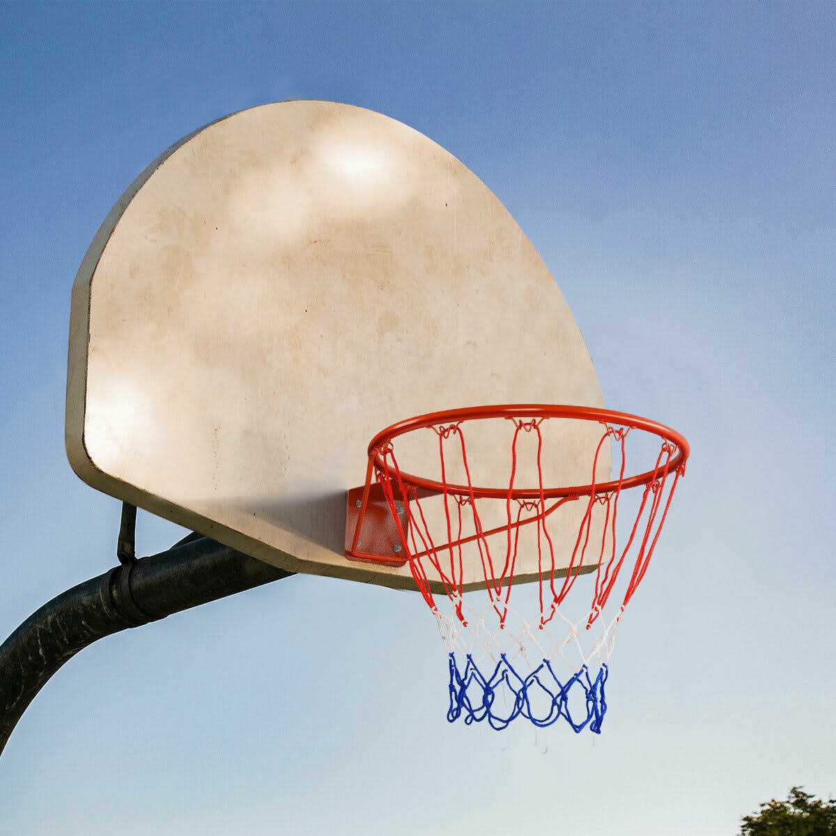 Costway Basketball Ring Hoop Net Wall Mounted Outdoor Hanging Basket - Image 5