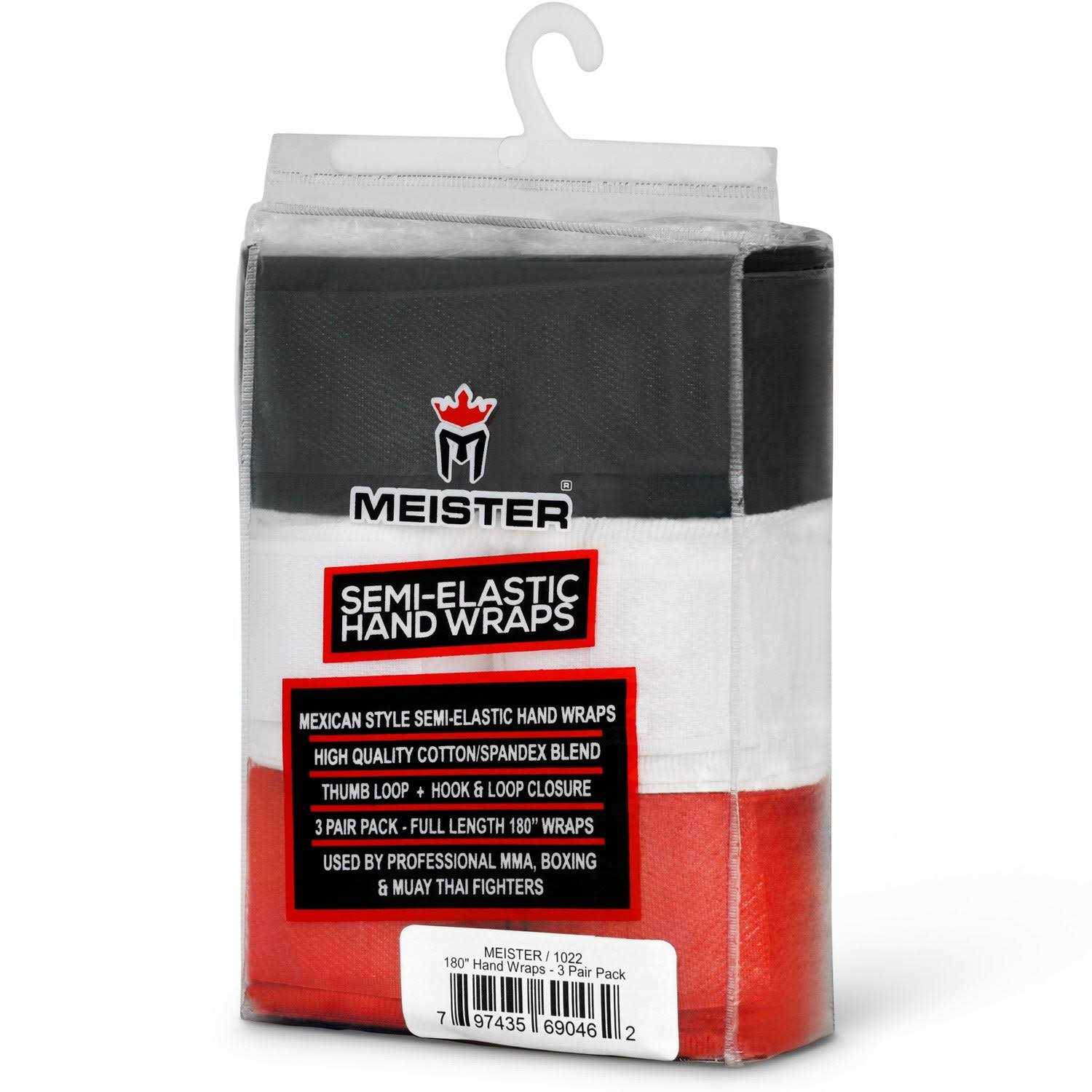 Meister 180 Elastic Cotton Hand Wraps For MMA & Boxing - Image 4