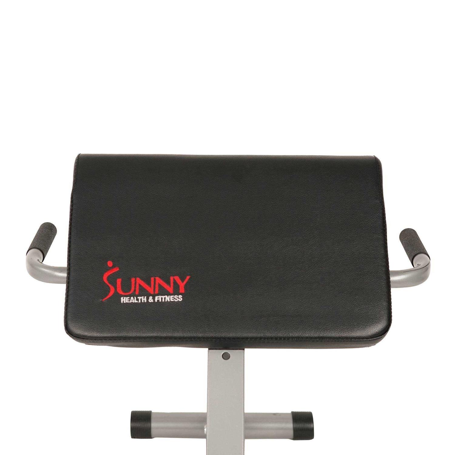 Sunny Health & Fitness 45 Degree Hyperextension Roman Chair - Image 4