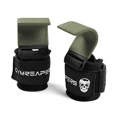 Gymreapers Weight Lifting Hooks Heavy Duty Power Wrist Straps Hand Grip Support For Deadlifts - Image 3