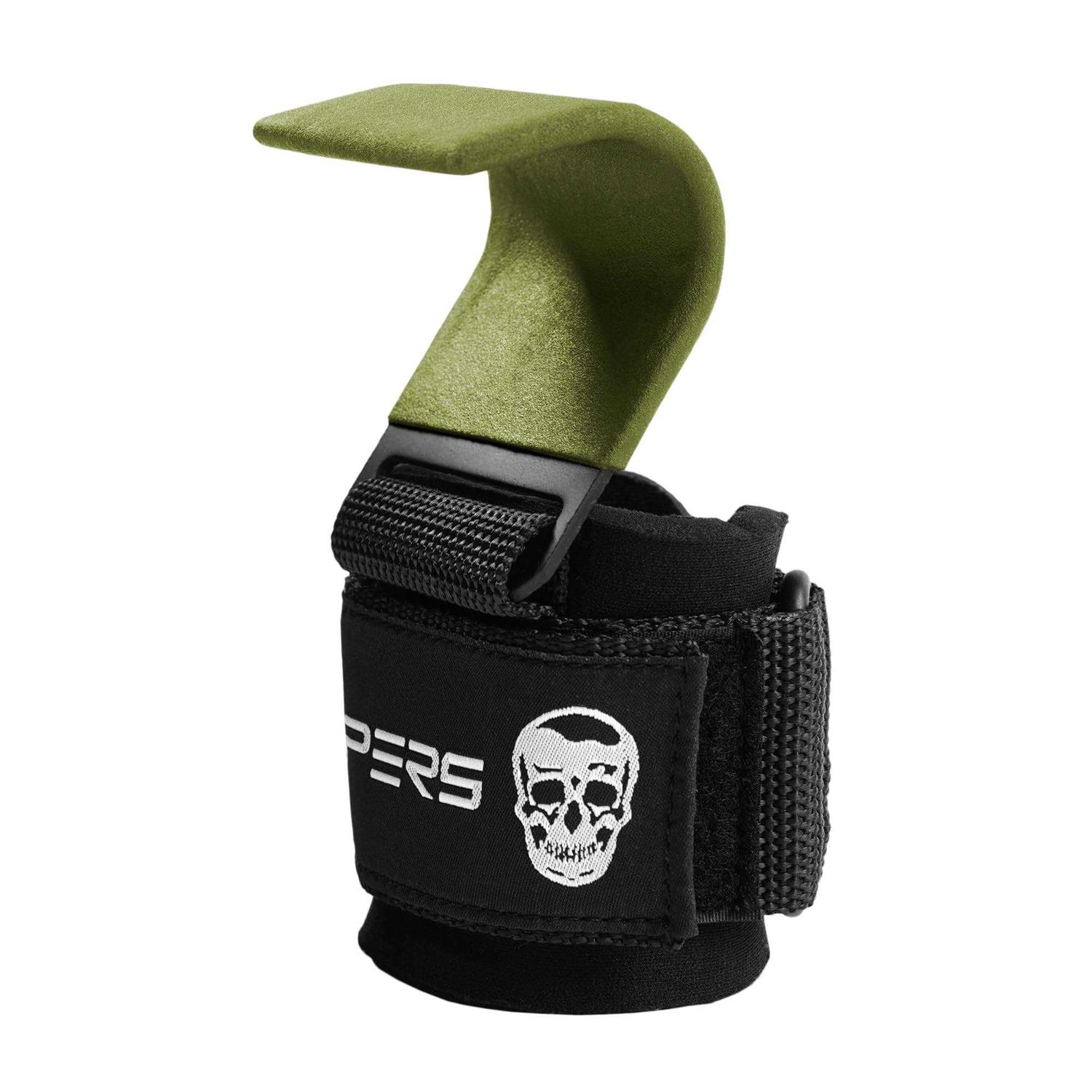 Gymreapers Weight Lifting Hooks Heavy Duty Power Wrist Straps Hand Grip Support For Deadlifts - Image 5