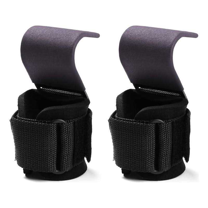 Gymreapers Weight Lifting Hooks Heavy Duty Power Wrist Straps Hand Grip Support For Deadlifts - Image 3