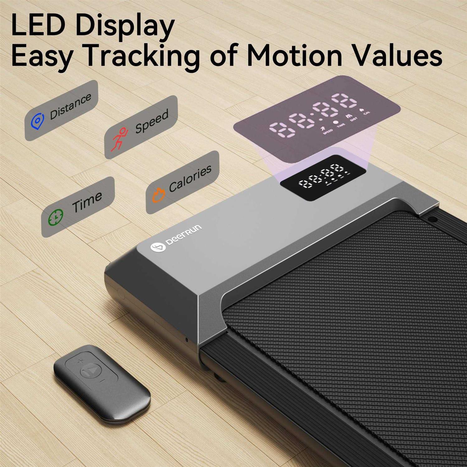 DeerRun Walking Pad Treadmill 2024 Upgrade Smart Treadmills for Home - Image 4