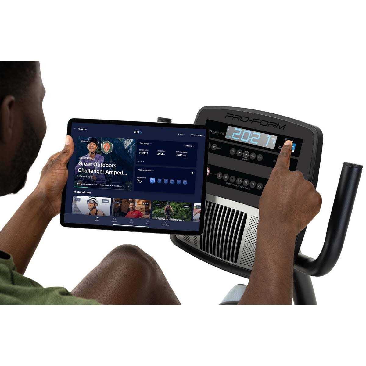 ProForm 325 CSX Recumbent Exercise Bike - Image 5