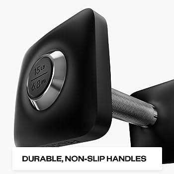 Peloton Dumbbells Ergonomically Designed Pair of Cast Iron Weights With Urethane Coating and Nonslip Grip - Image 4