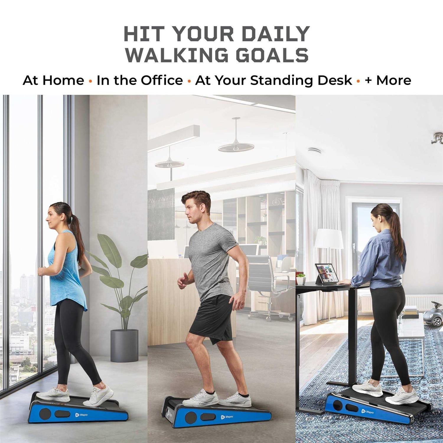 Lifepro Smallest Portable 30in Small Mini Walking Pad Treadmill with Incline Under Desk Work - Image 4