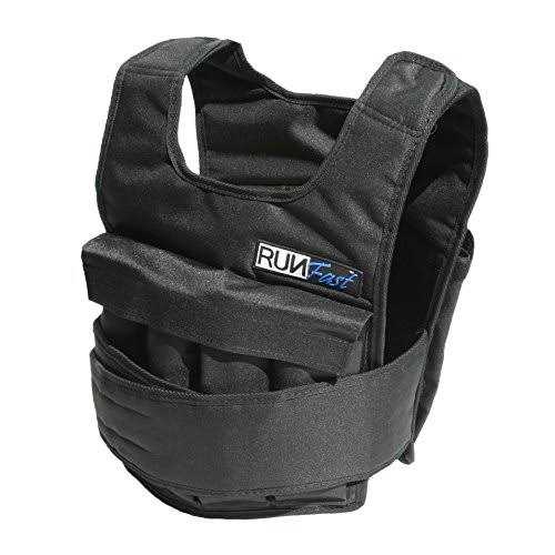 RUNmax Pro Weighted Vest 12lbs 20lbs 40lbs 50lbs 60lbs With Shoulder Pads Option - Image 4