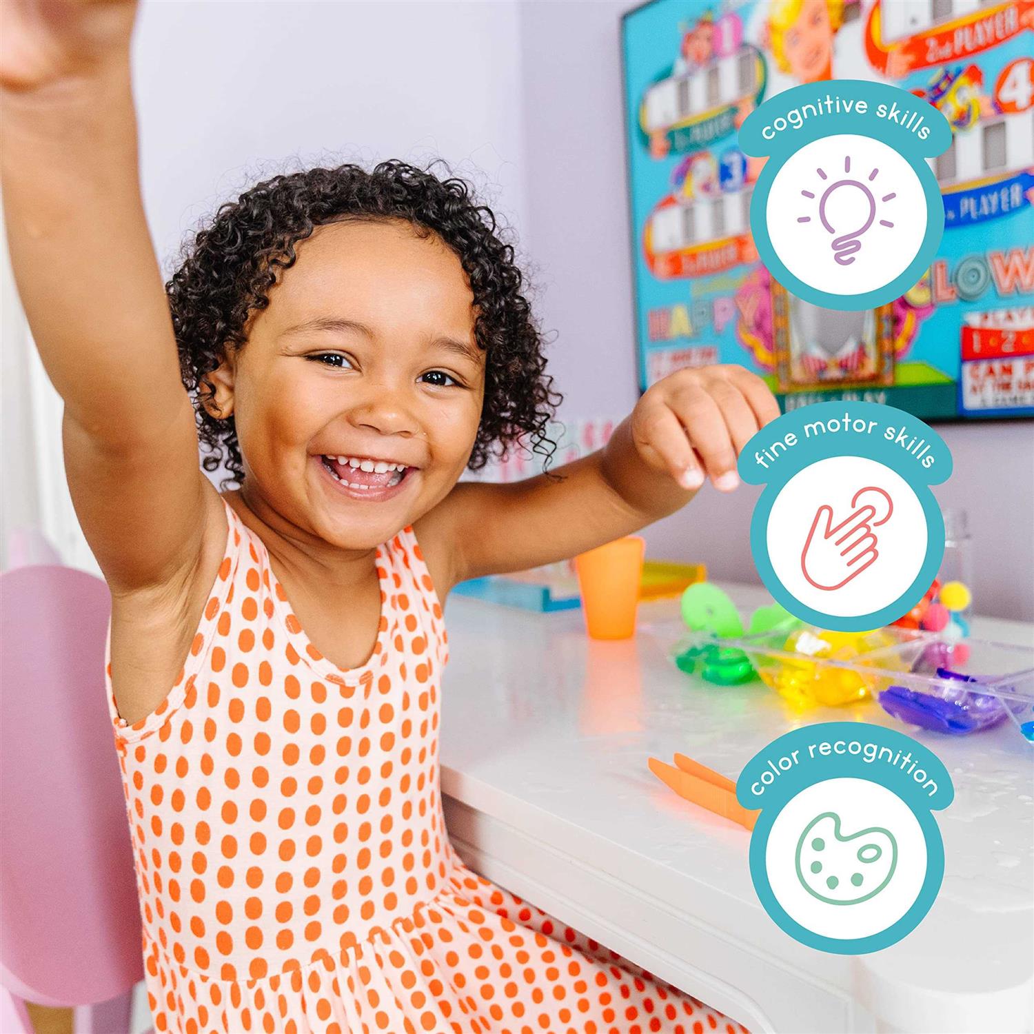 Glo Pals Water-Activated Light-Up Cubes Bundle for Sensory Play - Image 3