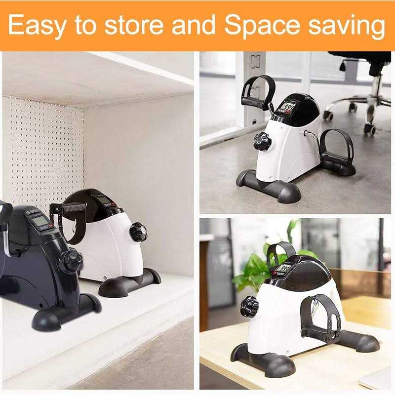 MOMODA Pedal Exerciser Under Desk Exercise Bike for Leg and Arm Cycling and Recovery Exercise - Image 4
