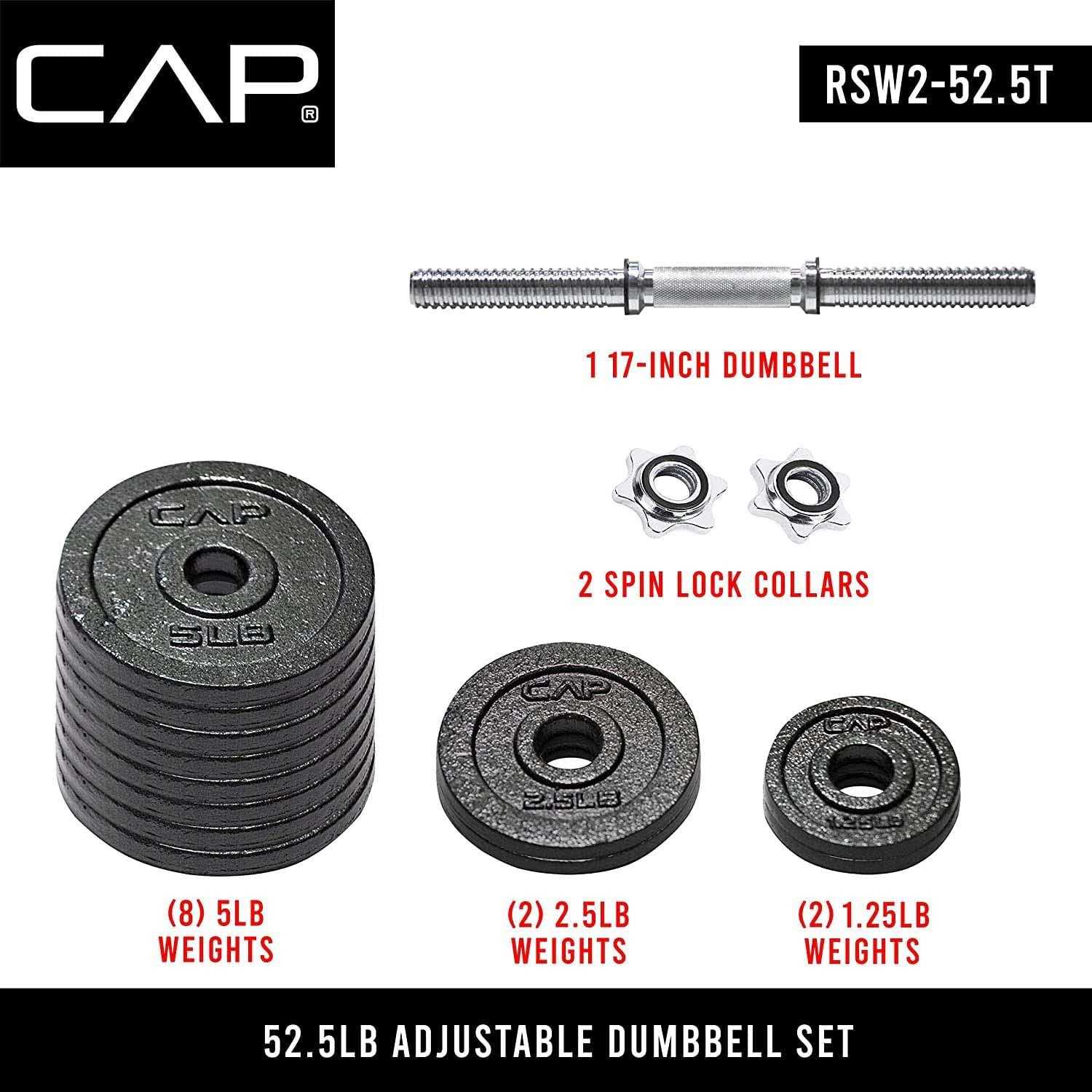 CAP Barbell Adjustable Dumbbell Weight Set - Image 3