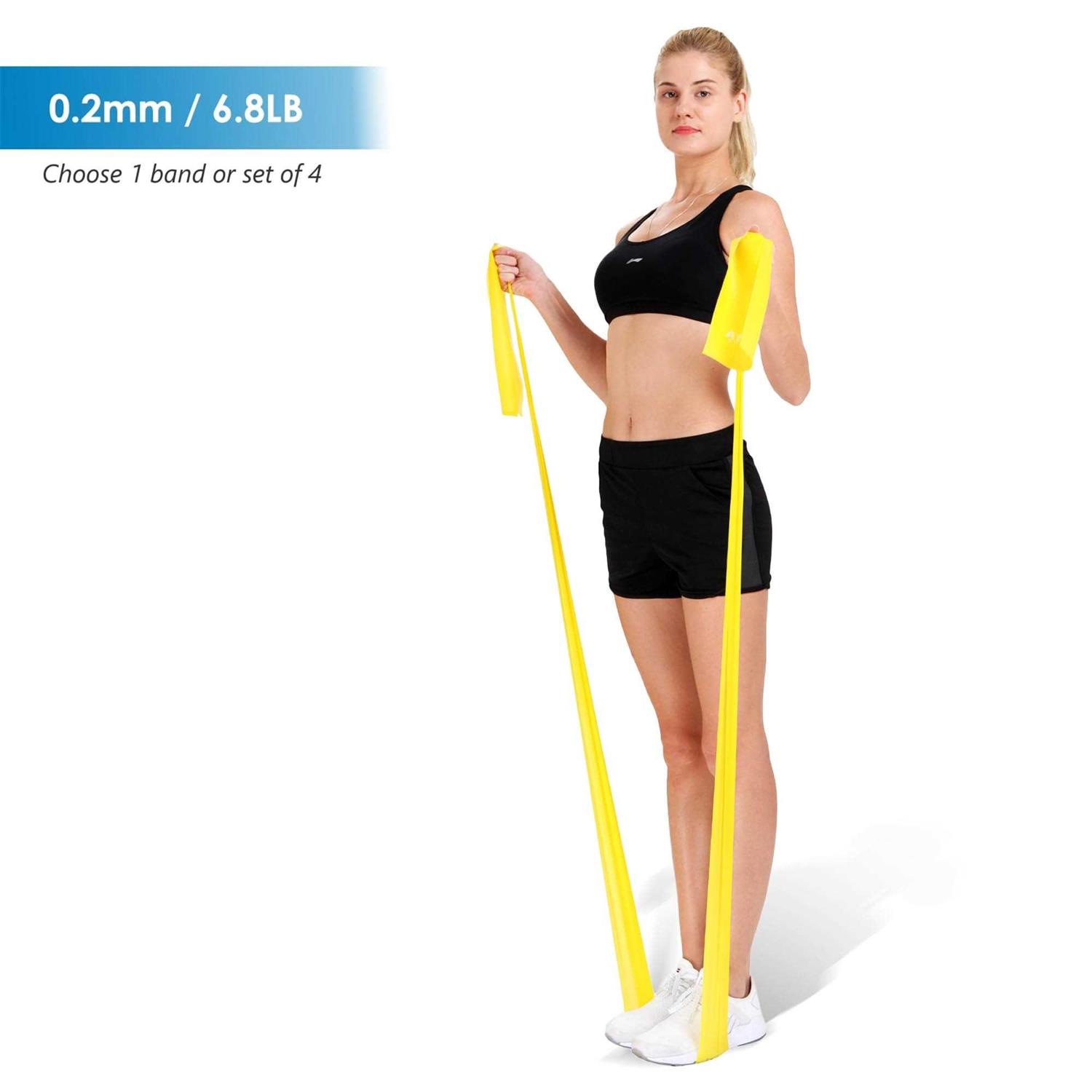 Exercise Bands for Physical Therapy Resistance Band for Yoga Long Resistance Bands for Working Out - Image 5