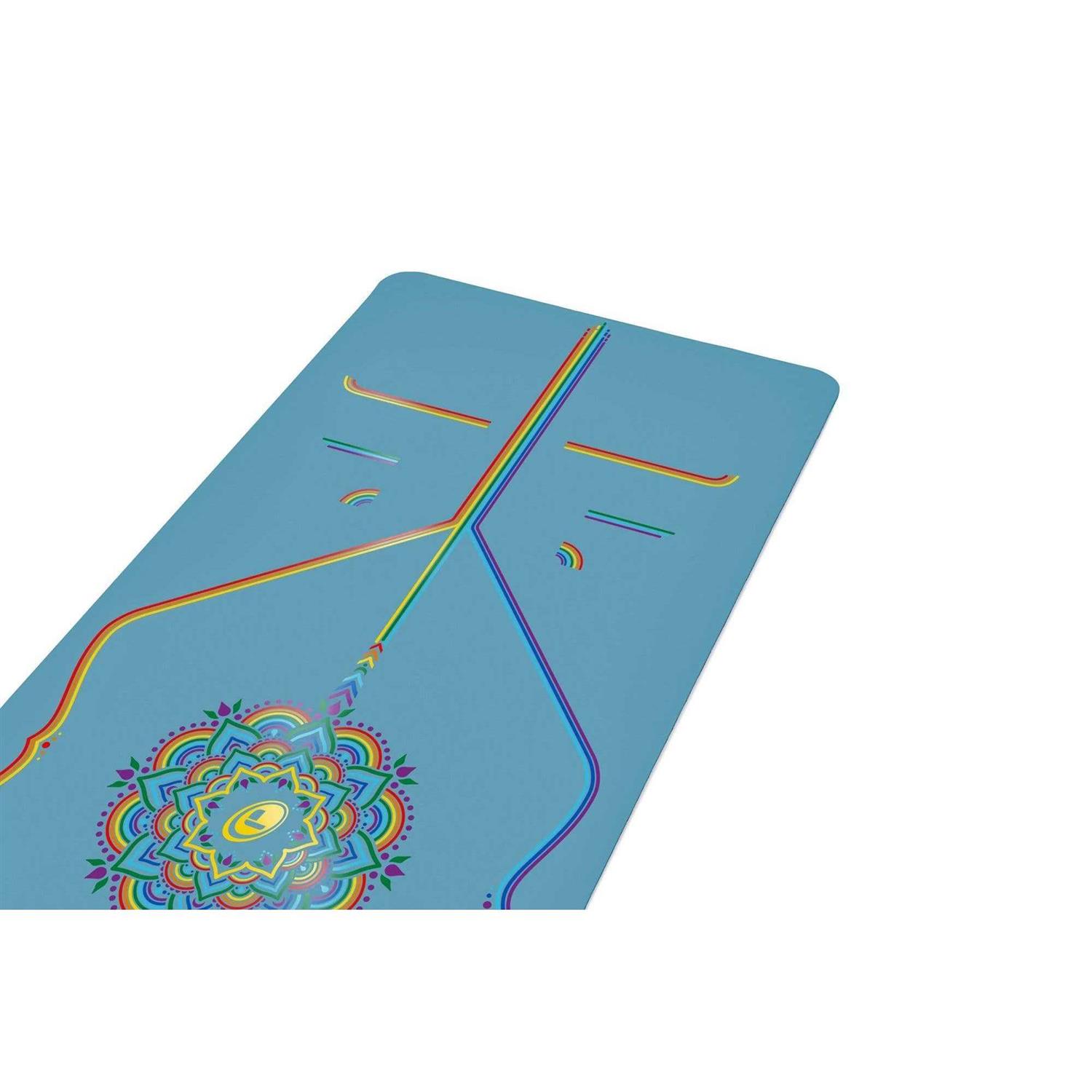 Liforme Printed Yoga Mat Collection Free Yoga Bag Patented Alignment System - Image 5