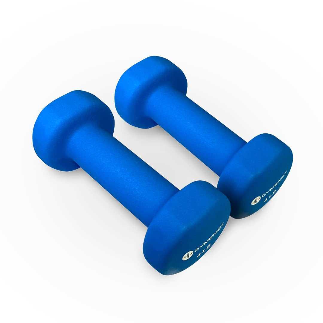 Gymenist Dumbbell Set With Hard Plastic Case Includes 3 Pairs And A Hard Travel Carry Storage Case - Image 3