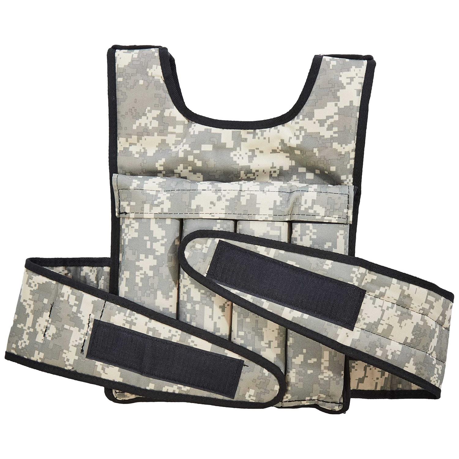 CROSS101 Adjustable Camouflage Weighted Vest Shoulder Pads - Image 4