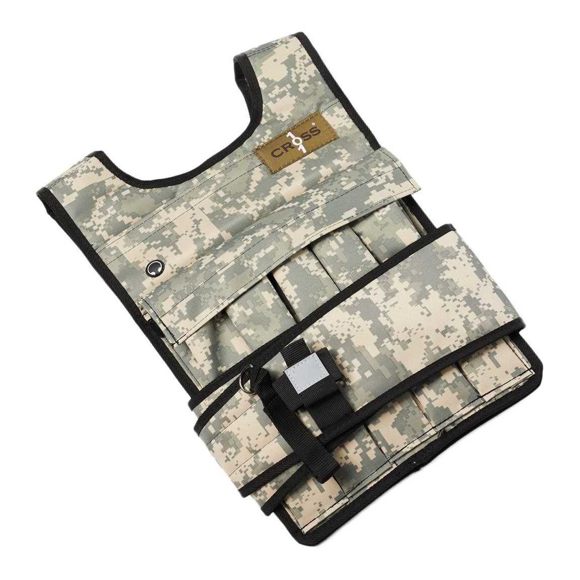 CROSS101 Adjustable Camouflage Weighted Vest Shoulder Pads - Image 5