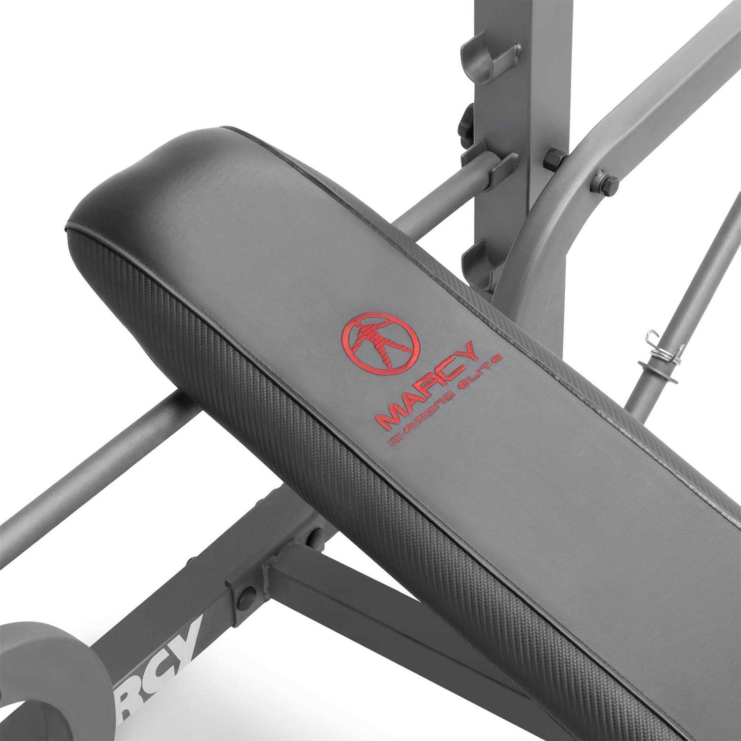 Marcy MD-389 Standard Adjustable Olympic Bench with Butterfly - Image 4