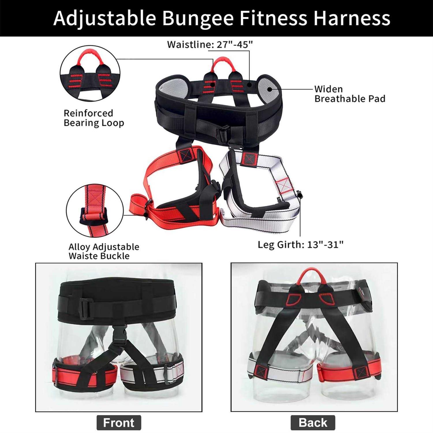 Prior Fitness Bungee Fitness Set Yoga Bungee Cord Rope Resistance Air Dance Rope Exercise Fitness Home Gym Professional Training Equipment - Image 3