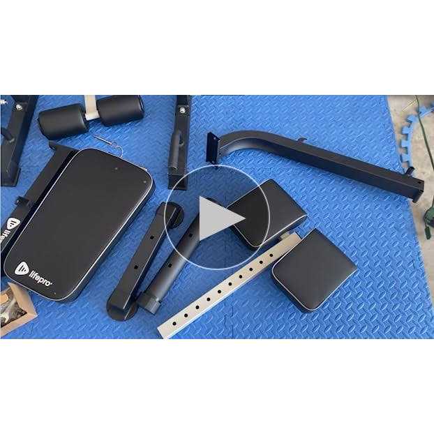 Lifepro Roman Chair Hyperextension Bench, Back Extension Bench Machine for Glute, Hamstring and Lower Back - Image 3