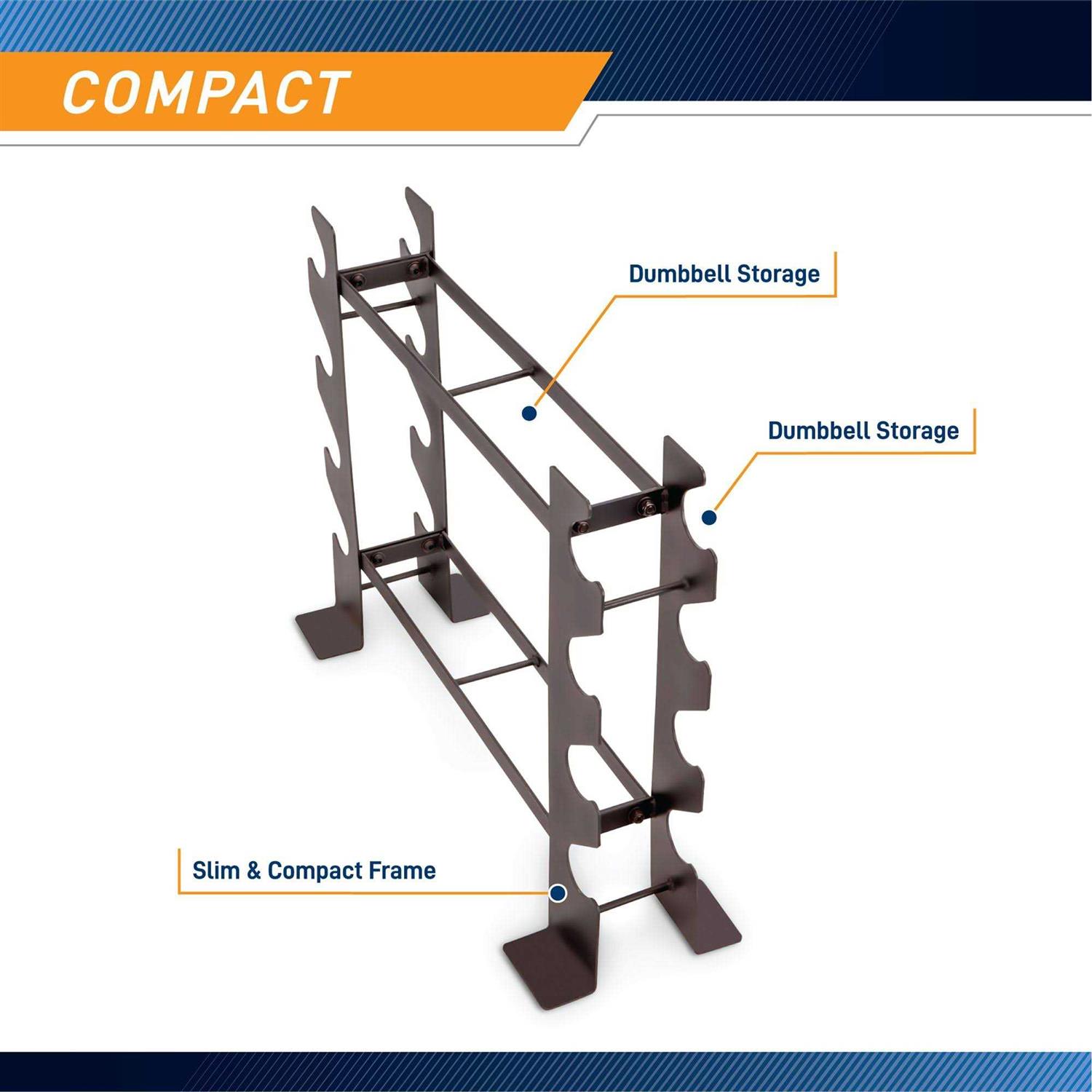 Marcy Compact Dumbbell Rack - Image 3