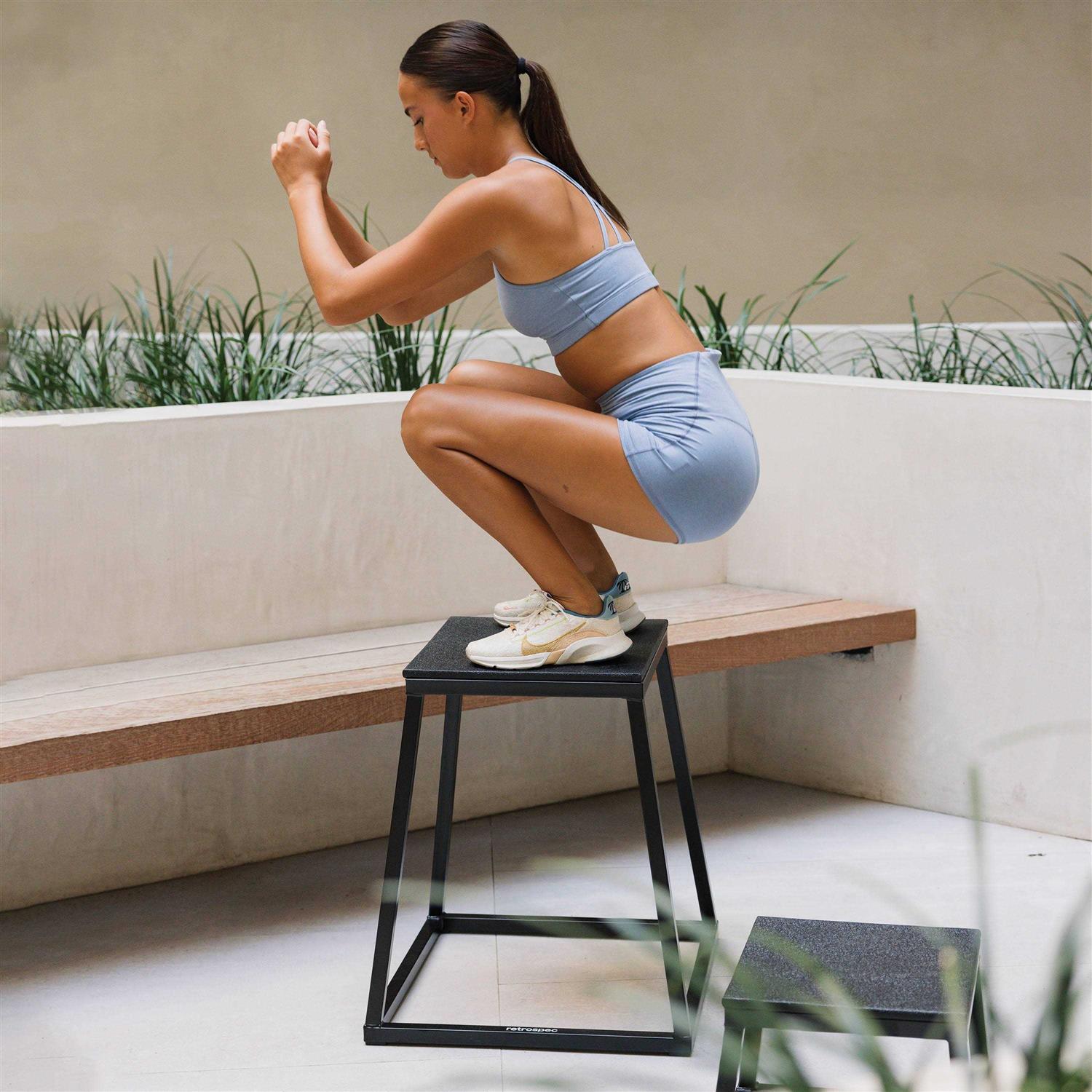 Retrospec Leap Plyo Box Jump Platforms for Home Gym Plyometric Jumping & Jump Box Exercise - Image 4