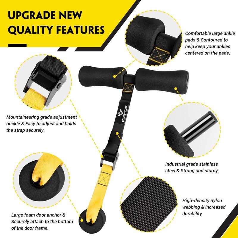 Nordic Hamstring Curl Strap Holds 420 Pounds Great for Hamstring Curls - Image 3