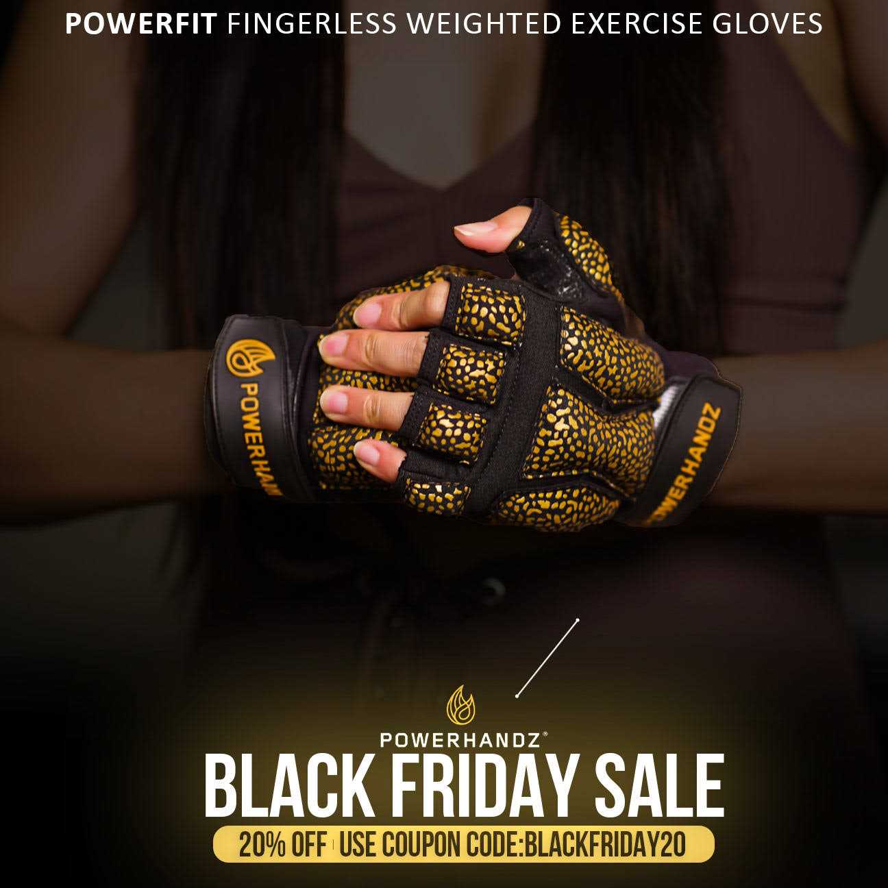 POWERHANDZ Powerfit Weighted Training Gloves - Image 5
