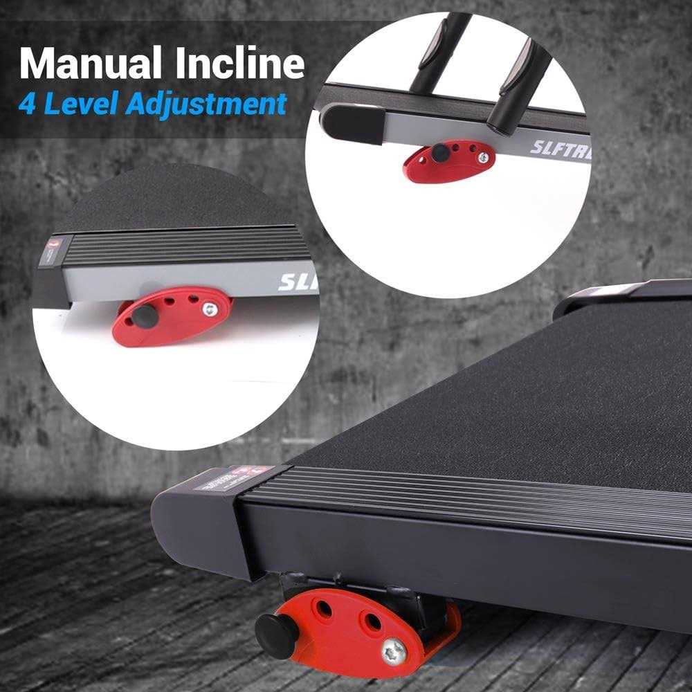 SereneLife Folding Treadmill Foldable Home Fitness Equipment with LCD for Walking & Running - Image 3