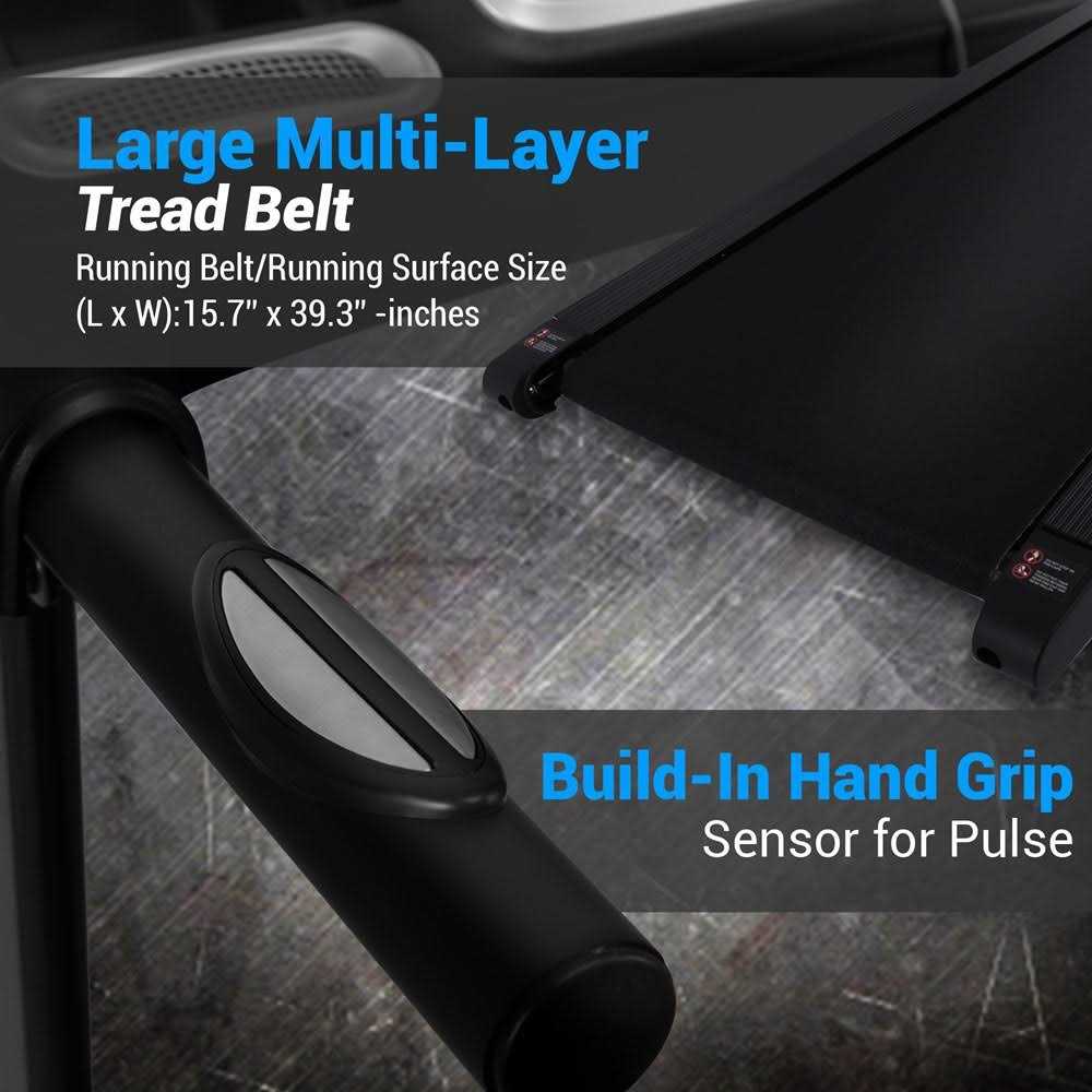 SereneLife Folding Treadmill Foldable Home Fitness Equipment with LCD for Walking & Running - Image 4