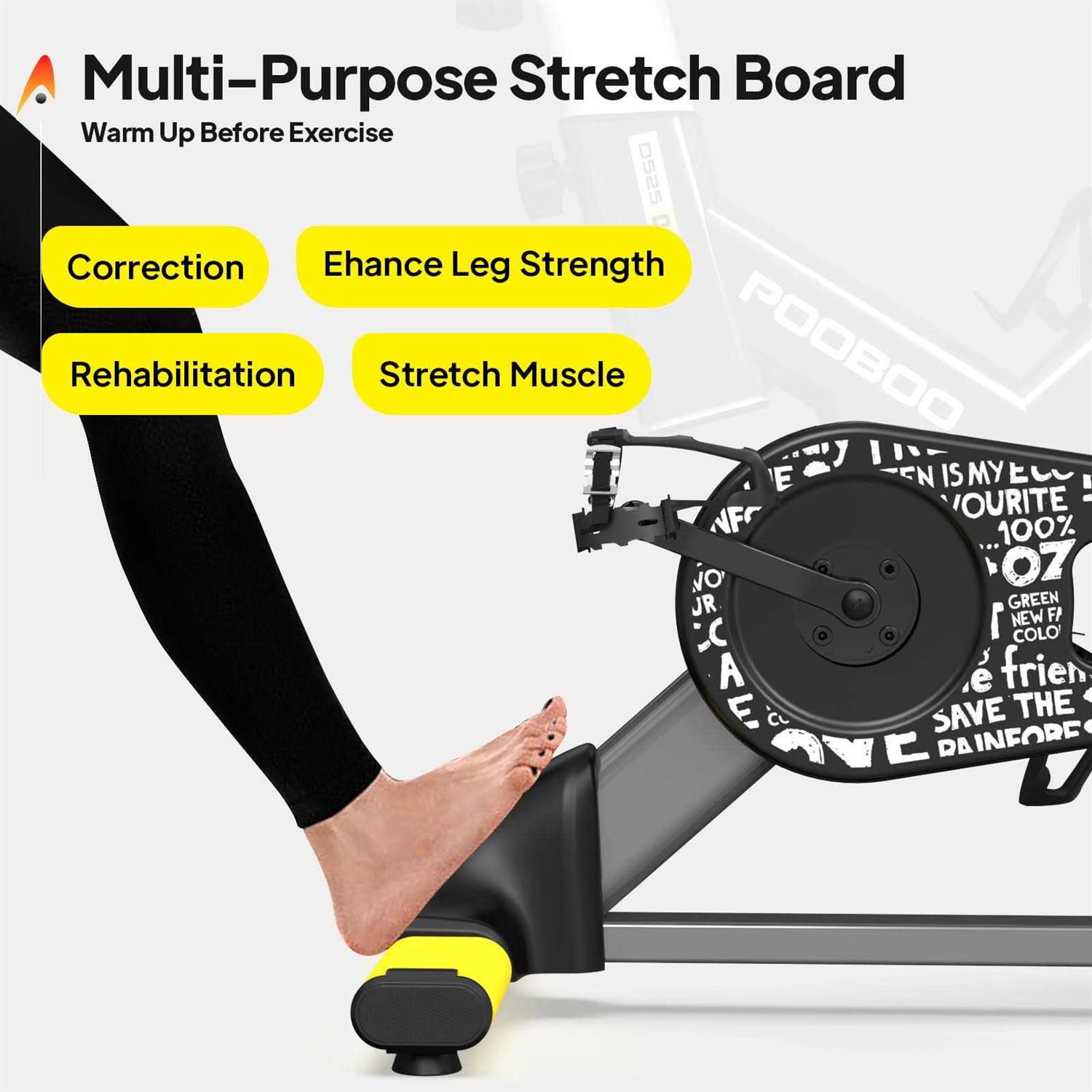 Pooboo Stationary Exercise Bike Magnetic Resistance Cycling Bicycle Indoor Cardio Workout Max - Image 5