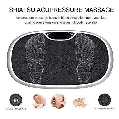 Eilison Fitmax 3D Xl Vibration Plate Exercise Machine Whole Body Workout Vibration Platform w/Loop Bands - Image 3