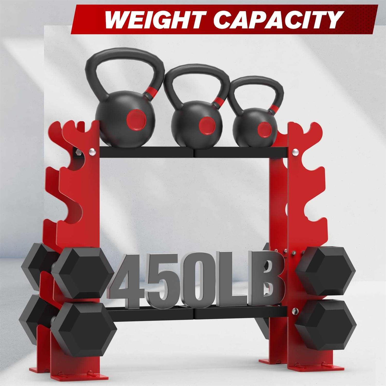 Dumbbell Rack Stand Only, Weight Rack for Dumbbells Strength Training Dumbbell Racks - Image 5