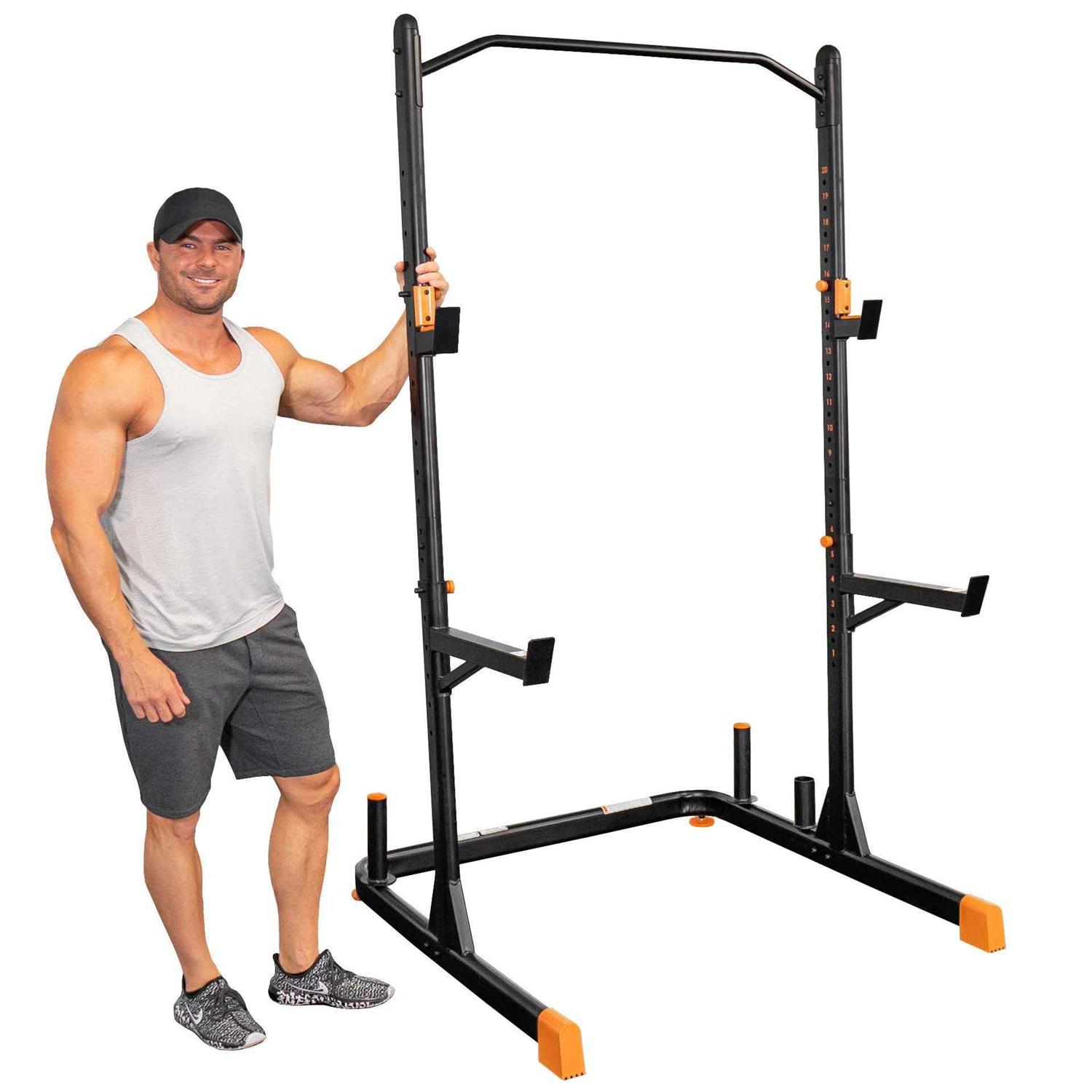 Grind Fitness Grind Alpha2000 Squat Stand with 1000LB Weight Capacity Pull Up Bar - Image 4
