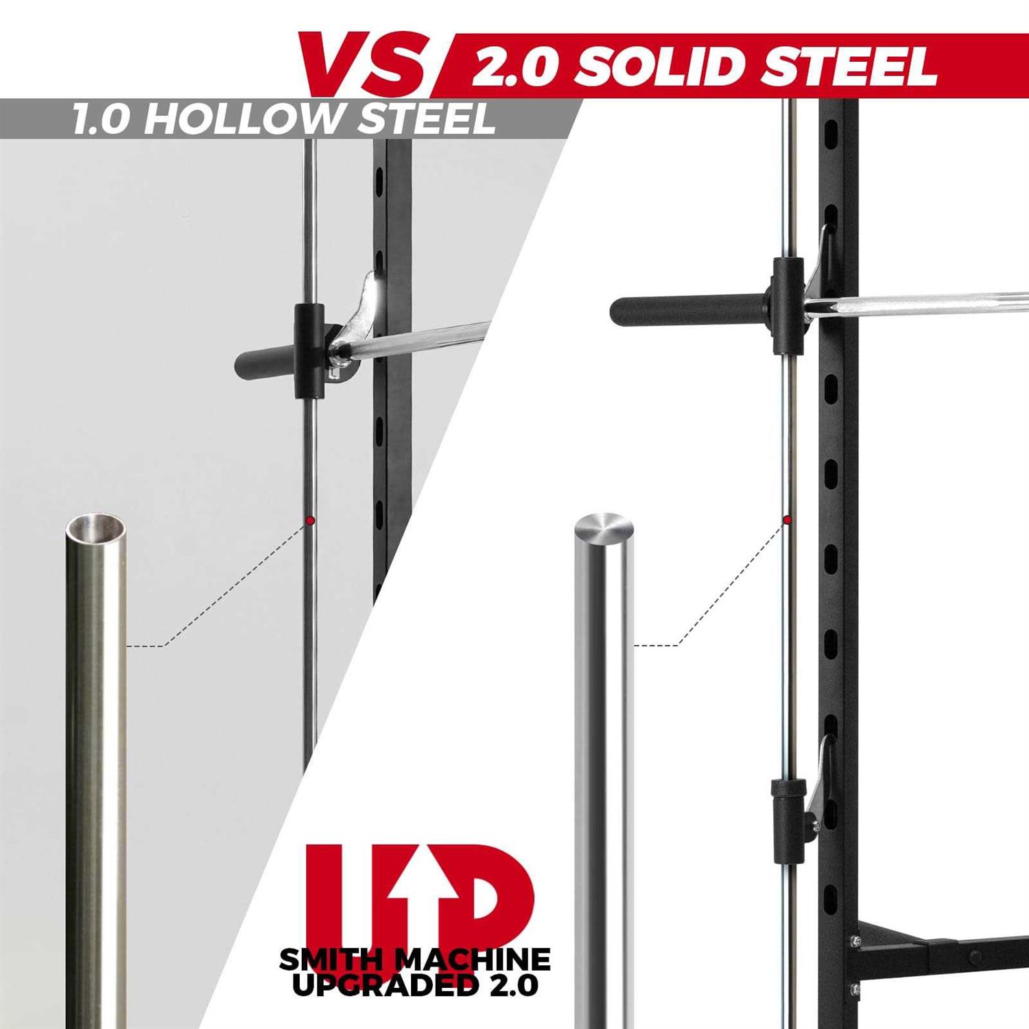 RitFit Smith Machine Power Rack with LAT-Pull Down System - Image 5