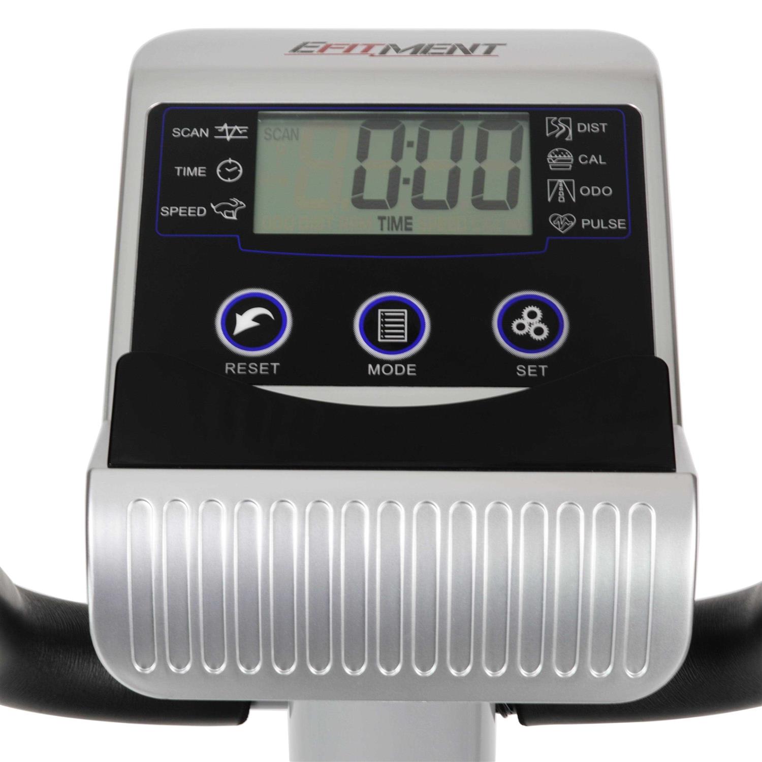 Efitment Magnetic Elliptical Machine Trainer w/LCD Monitor and Pulse Rate Grips - Image 3