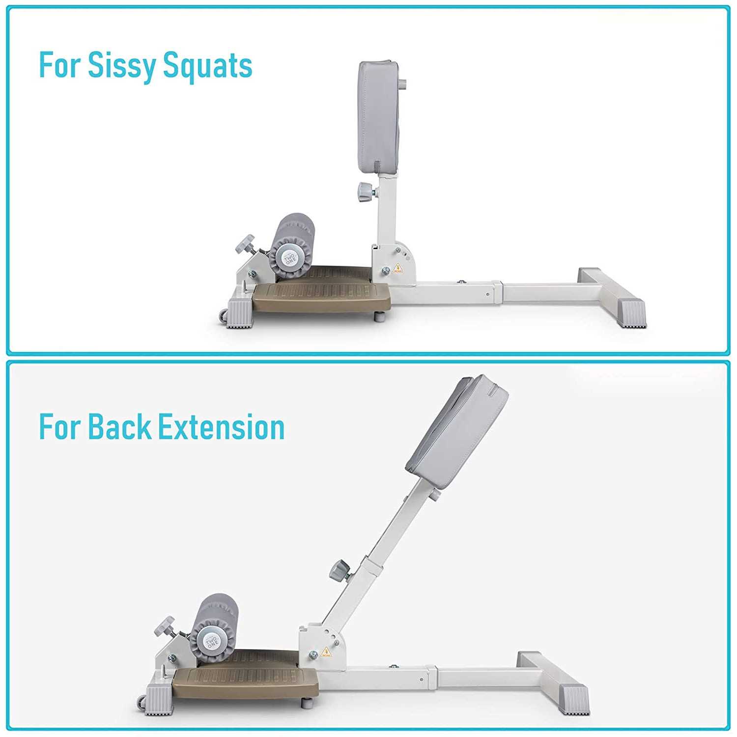 Leikefitness Deluxe Multi-Function Deep Sissy Squat Bench Home Gym Workout Station Leg Exercise Machine - Image 3