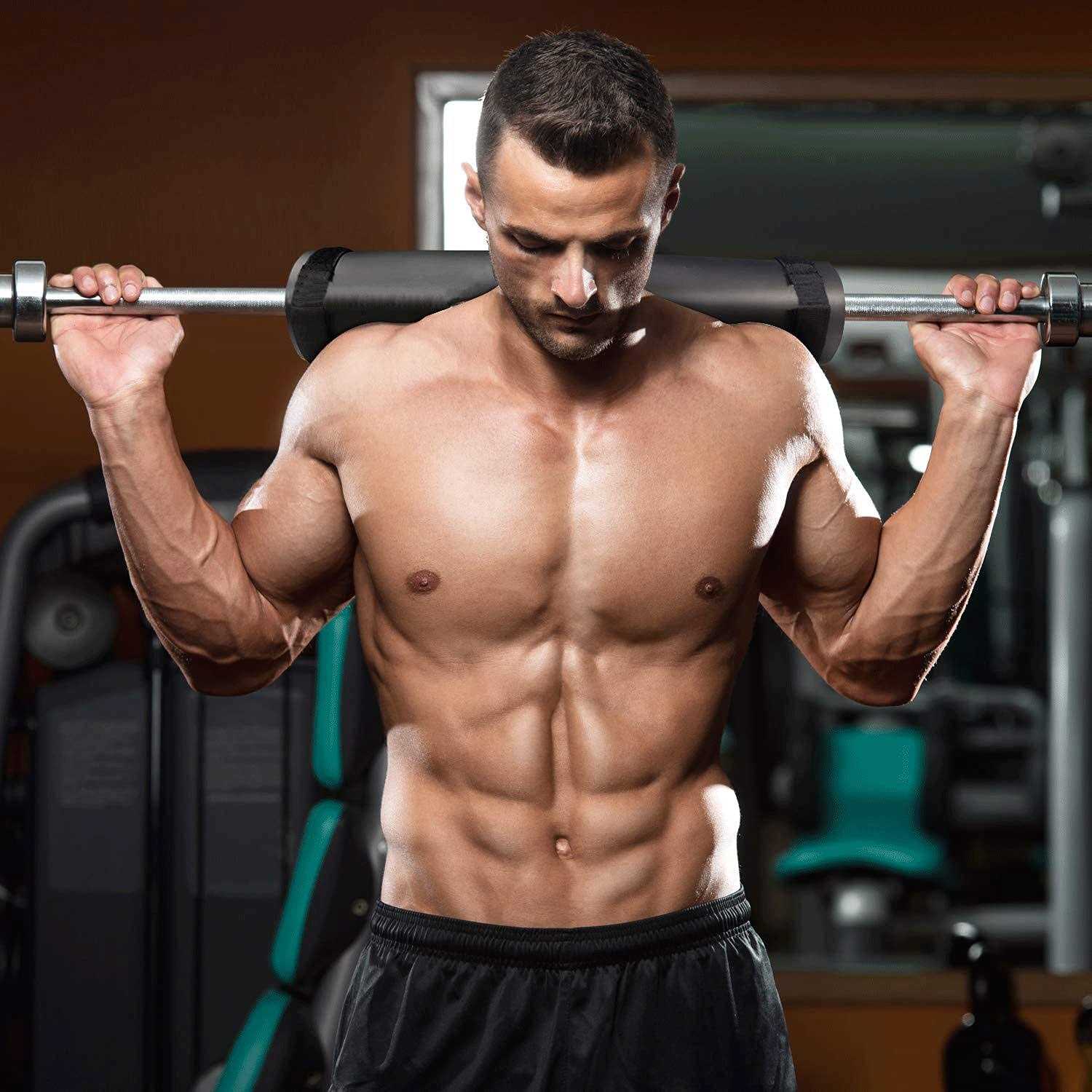 LAVVON Squat Pad Foam Barbell Pad for Squats Cushion Lunges & Bar Padding for Hip Thrusts - Image 4