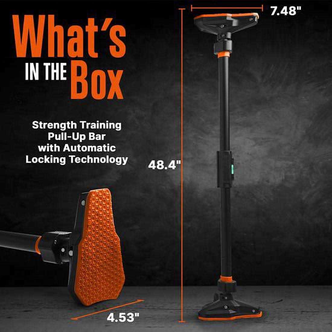 SQUATZ Adjustable Pull-Up & Chin-Up Bar Door Frame Pullup & Doorway No-Screw - Image 3