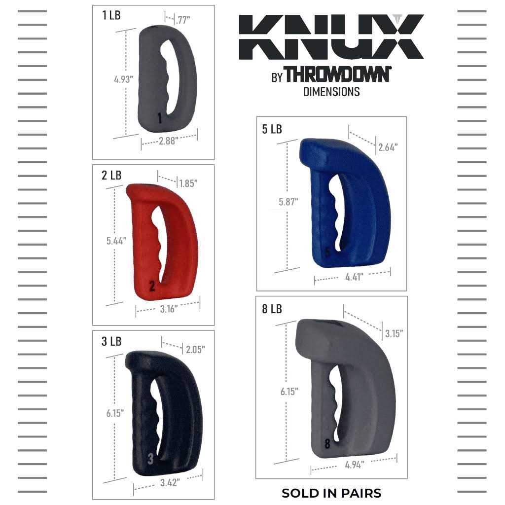 KNUX Hand Weights Best Shadow Boxing Weights Dumbbell Alternative - Image 5