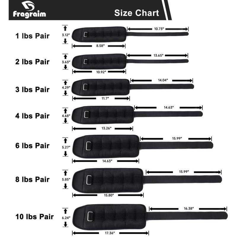 Fragraim Ankle Weights for Women, Men And Kids Wrist/Leg/Arm - Image 4