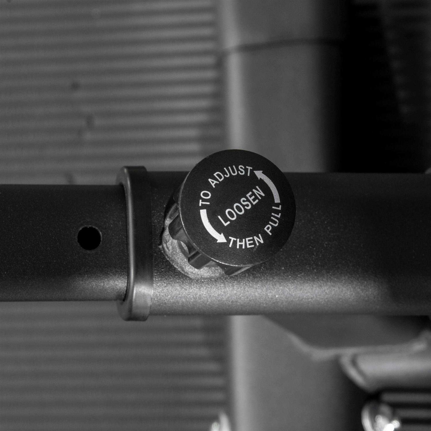 Soozier Sissy Squat Machine, Leg Workout Equipment with Adjustable Pad, Rollers and Non-slip Foot Plate - Image 3