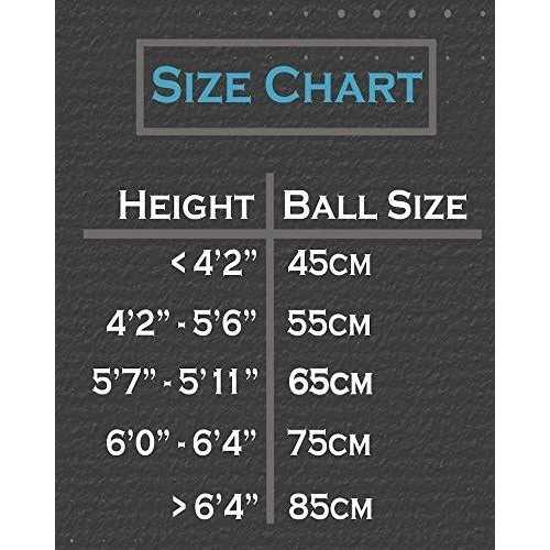 Live Infinitely Exercise Ball Extra Thick Workout Pregnancy Ball Chair - Image 4